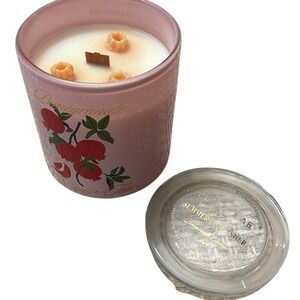 Purity Lab Summer Refresher Pomegranate‎ Orange Tea Vegan Wood Wick Candle 12oz